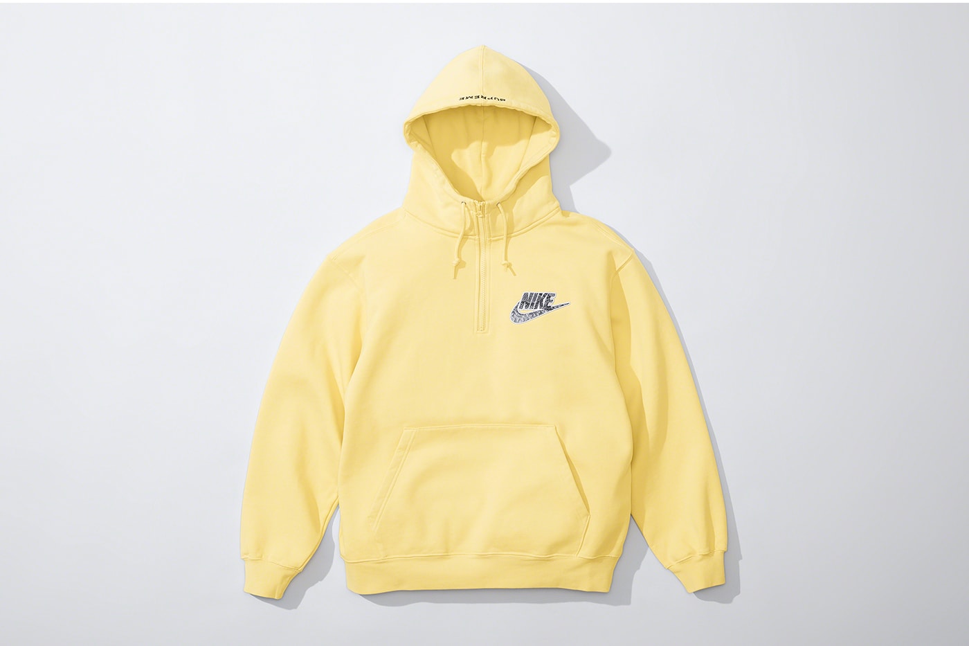 Supreme Nike Spring 2021 Collaboration Release Info Date Buy Price Reversible Puffy Jacket Track Shirt Hoodie Hooded Sweatshirt Pant Sweatpant beanies Neck Warmer Belt