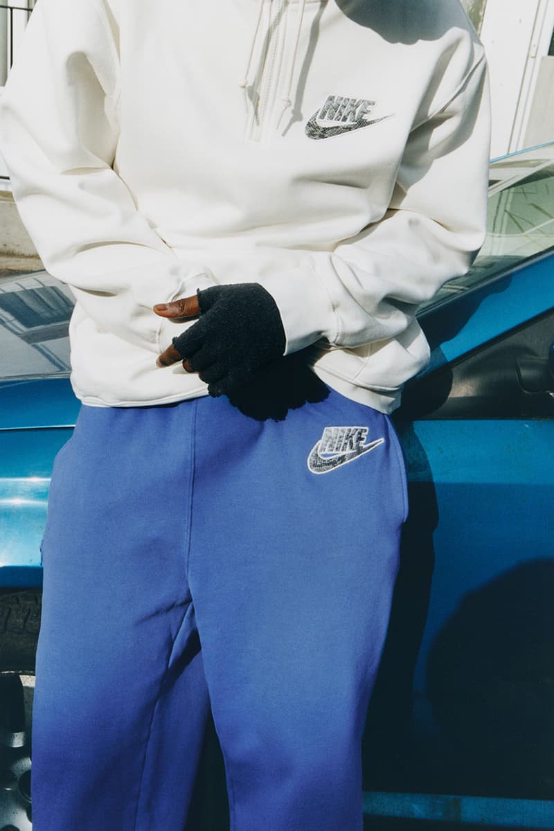 Supreme Nike Spring 2021 Collaboration Release Info Date Buy Price Reversible Puffy Jacket Track Shirt Hoodie Hooded Sweatshirt Pant Sweatpant beanies Neck Warmer Belt