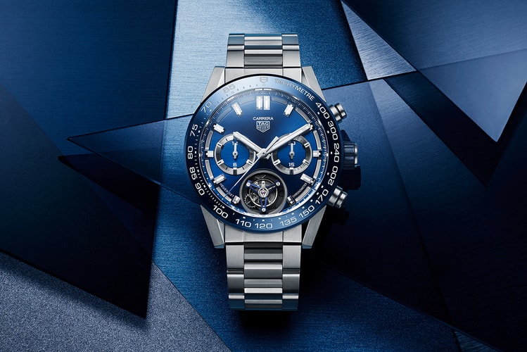 Tag Heuer Tourbillon Chronograph Gets a Blue Titanium Limited Edition
