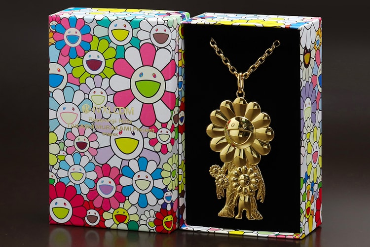 Takashi Murakami Joins IVXLCDM for a Golden 'Flower Parent and Child' Necklace