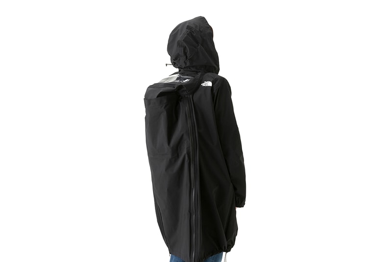 The North Face Japan "MTY Pickapack Rain Coat" maternity pregnant jacket weather spring summer 2021 baby shield transformable men women child strap carrier 