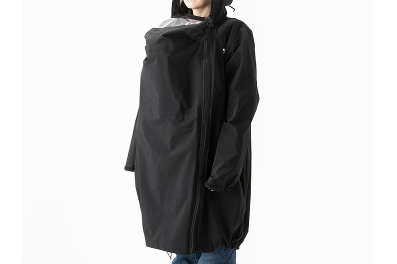 The North Face Japan "MTY Pickapack Rain Coat" maternity pregnant jacket weather spring summer 2021 baby shield transformable men women child strap carrier 