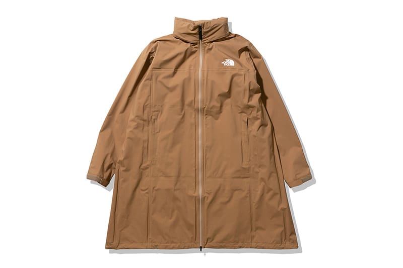 north face khaki rain jacket