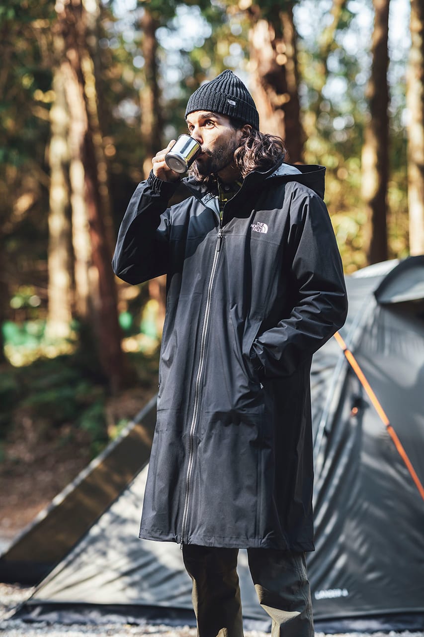 the north face raincoat