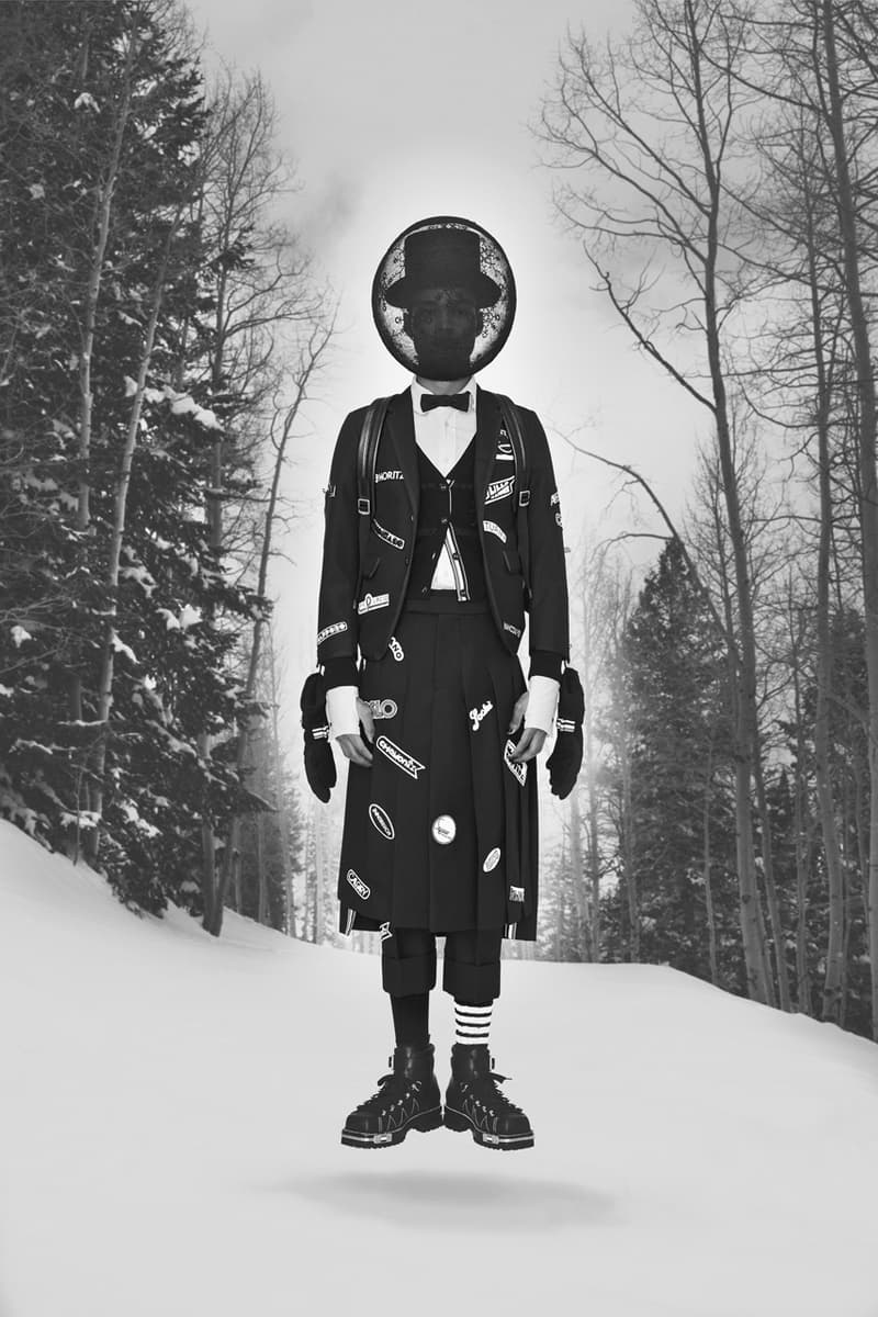 Thom Browne Fall/Winter 2021 Collection Lookbook runway collection fw21 menswear womenswear lindsey vonn tailoring suits presentation show