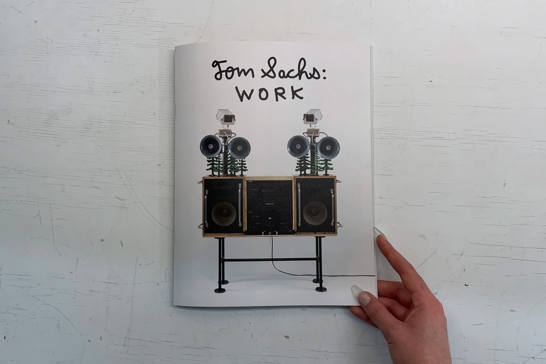 Tom Sachs Work Catalogue Art Book books model seventy two nakamichi sound systems artists info