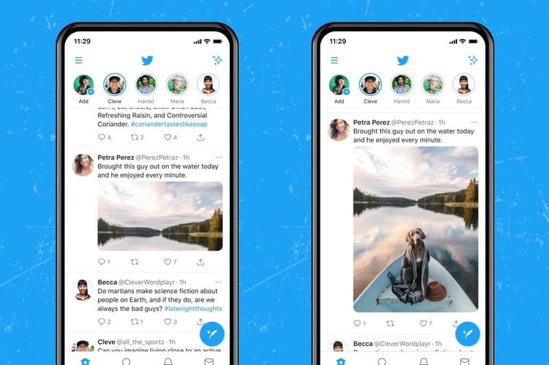 twitter tweet posts social media platform image upload quality preview cropping aspect ratio test run dantley davis chief design officer