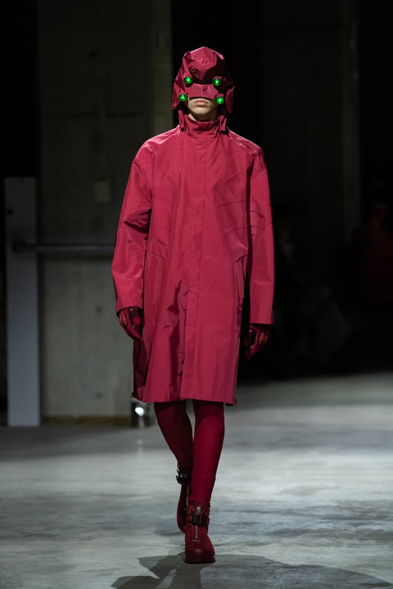 UNDERCOVER FW21 Runway, 'Evangelion' Collaboration collection release date info buy price fall winter 2021 3.0 1.0 thrice upon a time movie hideaki anno clothing mech suit plugsuit angel