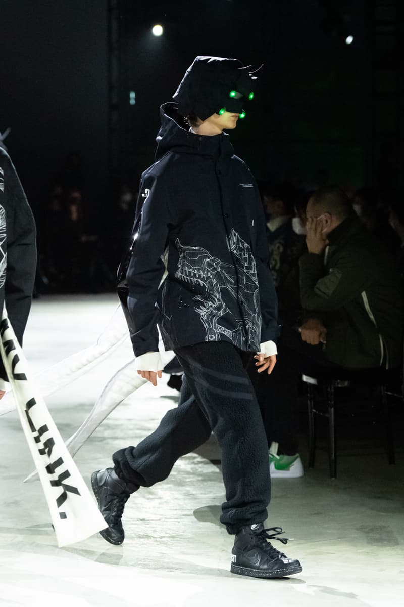 UNDERCOVER FW21 Runway, 'Evangelion' Collaboration collection release date info buy price fall winter 2021 3.0 1.0 thrice upon a time movie hideaki anno clothing mech suit plugsuit angel