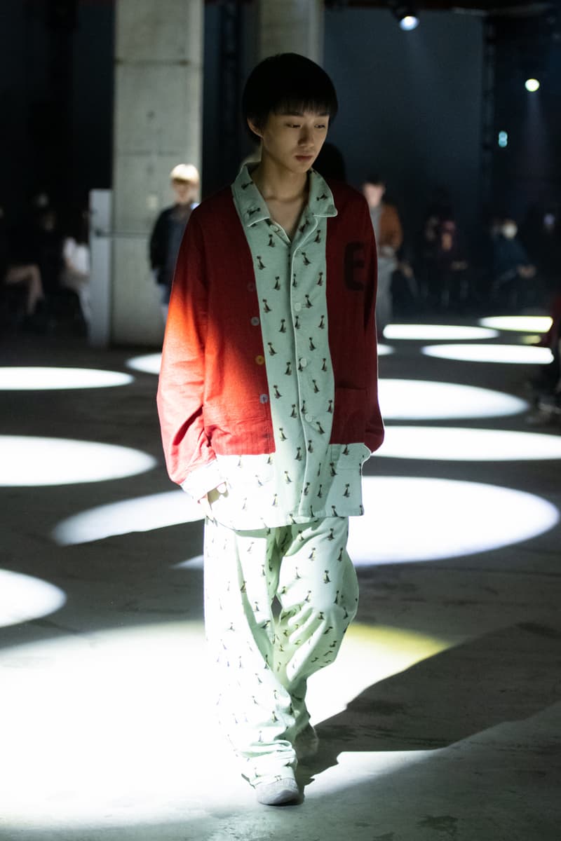 UNDERCOVER FW21 Runway, 'Evangelion' Collaboration collection release date info buy price fall winter 2021 3.0 1.0 thrice upon a time movie hideaki anno clothing mech suit plugsuit angel