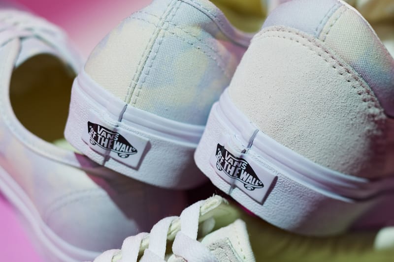 bleached old skool vans