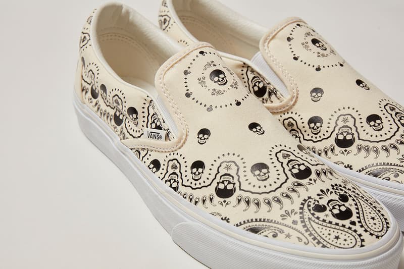 vans style 36 slip on bandanna pack cream black white official release date info photos price store list buying guide