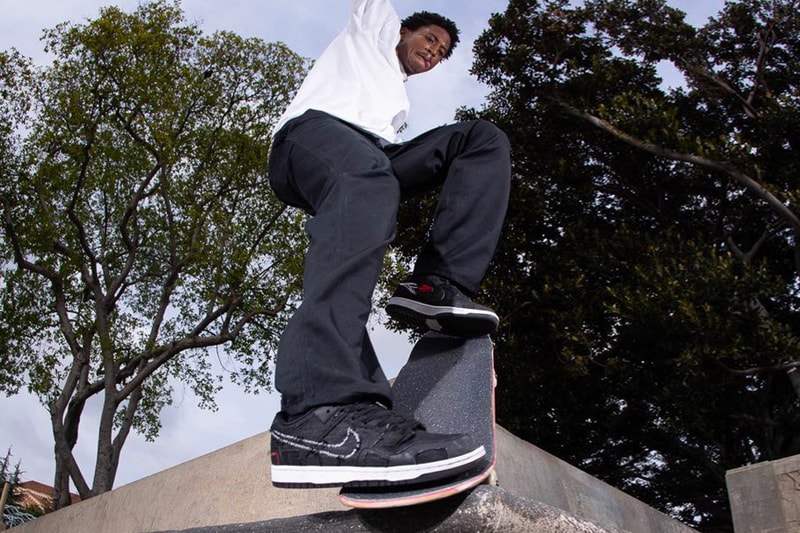 Verdy Nike SB Dunk Low Wasted Youth Campaign Release Info dd8386-001 BLACK UNIVERSITY RED WHITE BLACK