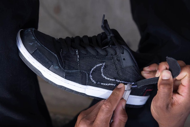 Verdy Nike SB Dunk Low Wasted Youth Campaign Release Info dd8386-001 BLACK UNIVERSITY RED WHITE BLACK