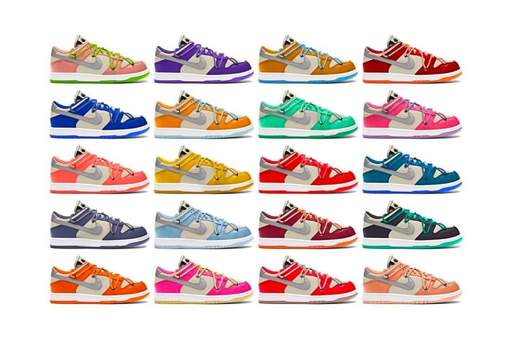 Rumors of an Off-White™ x Nike Dunk Low "THE 20" Release Surfaces