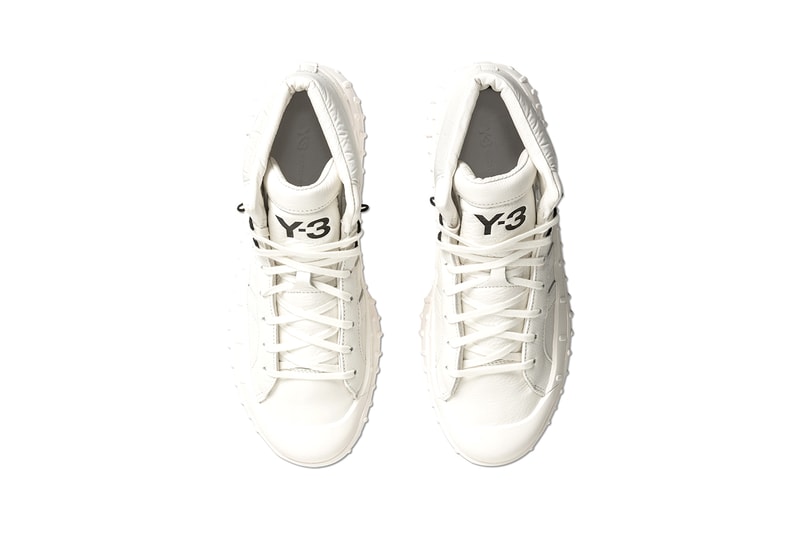 Y-3 GR.1P High "Core White/Black" 289050 Yohji Yamamoto Superstar High Top Pro Model Version Smooth Premium Leather Luxury Mid Shoe Three Stripes Japanese Design Avant Garde HBX 