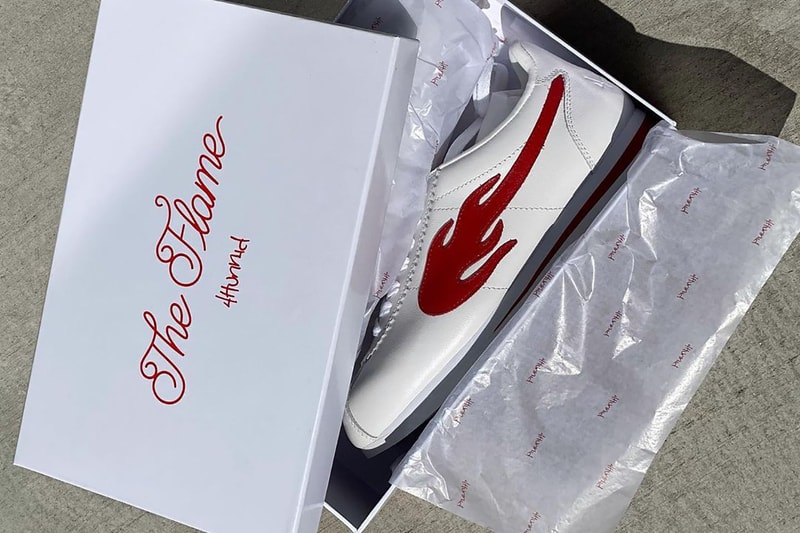 yg 4hunnid block runner white red the flame release date