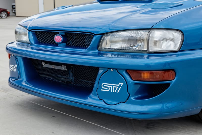 1998 Subaru Impreza 22B STi Bring a Trailer Auction U.S. Import JDM Japanese Rare WRX 4WD World Rally Blue Show and Display Turbocharged