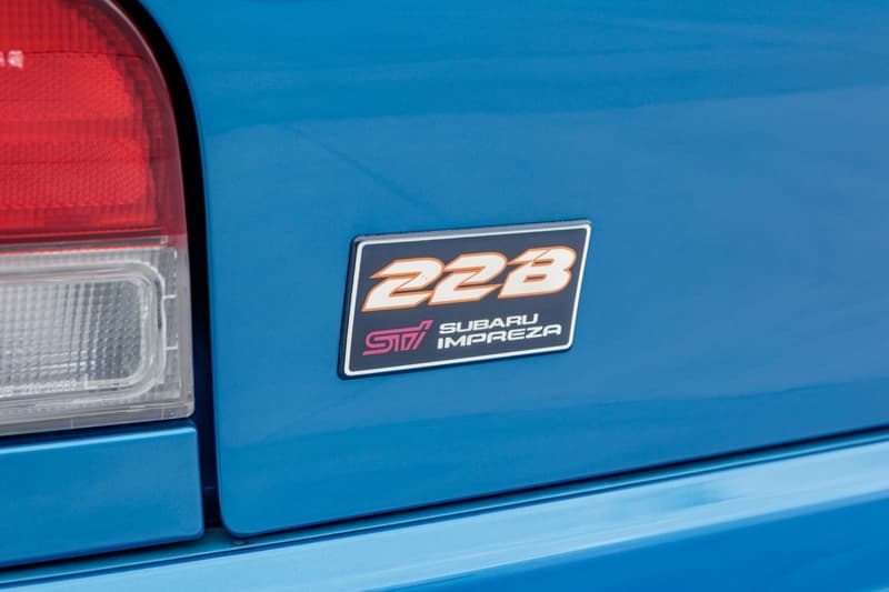 1998 Subaru Impreza 22B STi Bring a Trailer Auction U.S. Import JDM Japanese Rare WRX 4WD World Rally Blue Show and Display Turbocharged