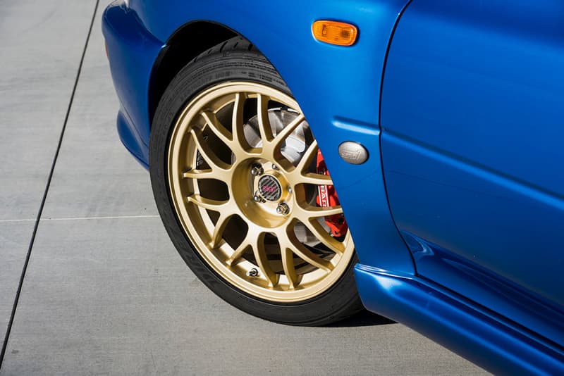 1998 Subaru Impreza 22B STi Bring a Trailer Auction U.S. Import JDM Japanese Rare WRX 4WD World Rally Blue Show and Display Turbocharged