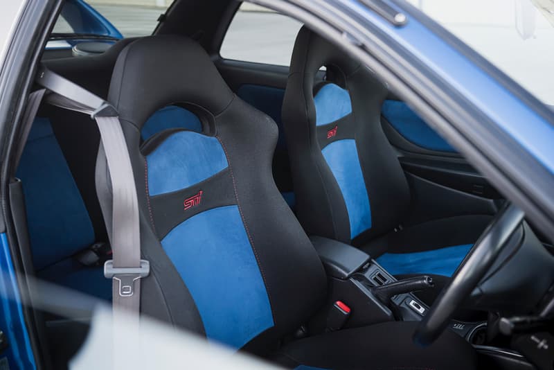 1998 Subaru Impreza 22B STi Bring a Trailer Auction U.S. Import JDM Japanese Rare WRX 4WD World Rally Blue Show and Display Turbocharged