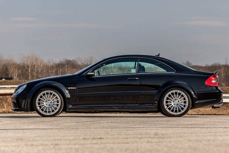 2008 Mercedes-Benz CLK 63 AMG Black Series 6.2 Liter V8 German Engine Limited Edition Rare Supercar Coupe RM Sotheby's Auction For Sale