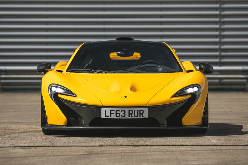 McLaren P1 2013 First Unit Model Edition Rare Hybrid Hypercar V8 1 of 375 "Volcano Yellow" For Sale Silverstone Auctions Ferrari LaFerrari Porsche 918 Holy Trinity Trio