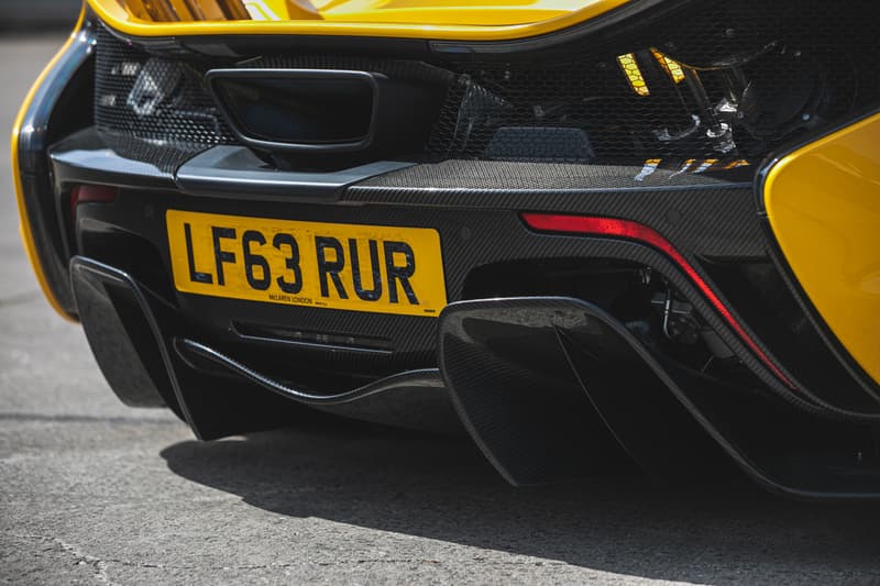 McLaren P1 2013 First Unit Model Edition Rare Hybrid Hypercar V8 1 of 375 "Volcano Yellow" For Sale Silverstone Auctions Ferrari LaFerrari Porsche 918 Holy Trinity Trio