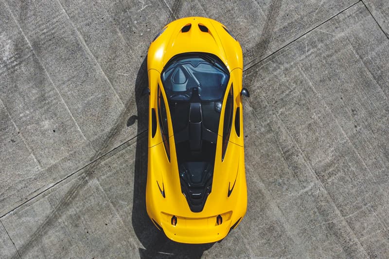 McLaren P1 2013 First Unit Model Edition Rare Hybrid Hypercar V8 1 of 375 "Volcano Yellow" For Sale Silverstone Auctions Ferrari LaFerrari Porsche 918 Holy Trinity Trio