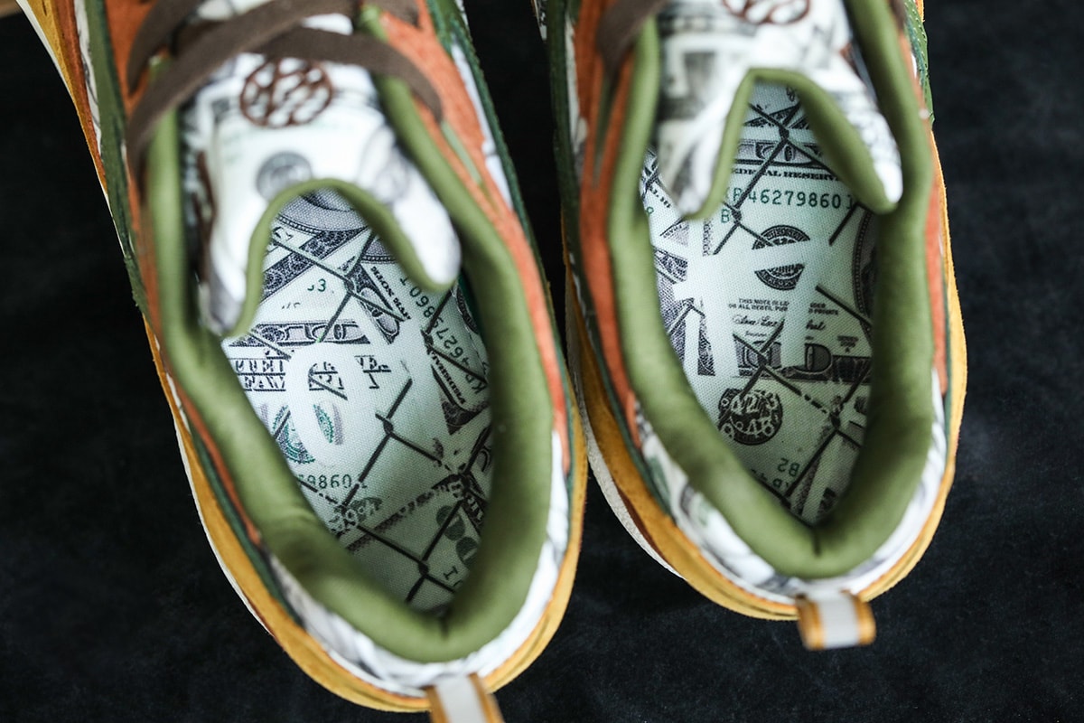 24karats mita sneakers mizuno contender olive brown white money print official release date info photos price store list buying guide