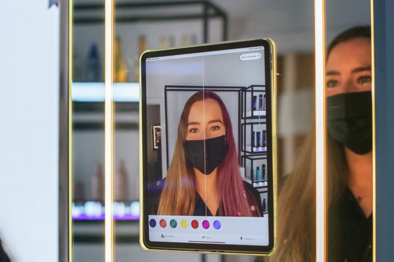 Amazon Launches First Hair Salon That Uses AR Tech to Let Clients Try On Hairstyles london virtual reality 