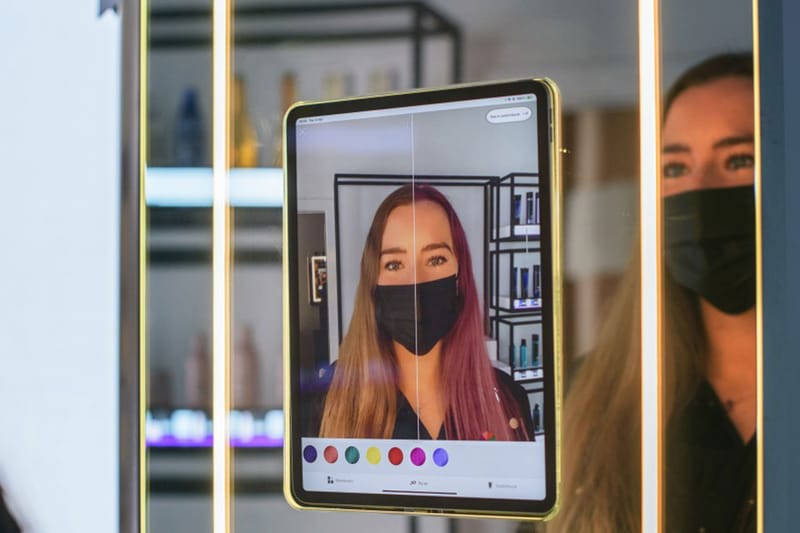 Amazon Launches First Hair Salon That Uses AR Tech to Let Clients Try On Hairstyles