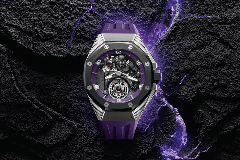 First Watch From Audemars Piguet Partnership With Marvel is a Hand Painted Titanium Flying Tourbillon Royal Oak Concept