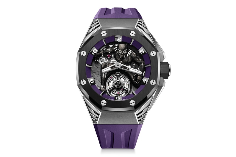 First Watch From Audemars Piguet Partnership With Marvel is a Hand Painted Titanium Flying Tourbillon Royal Oak Concept