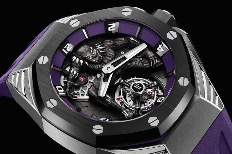 First Watch From Audemars Piguet Partnership With Marvel is a Hand Painted Titanium Flying Tourbillon Royal Oak Concept