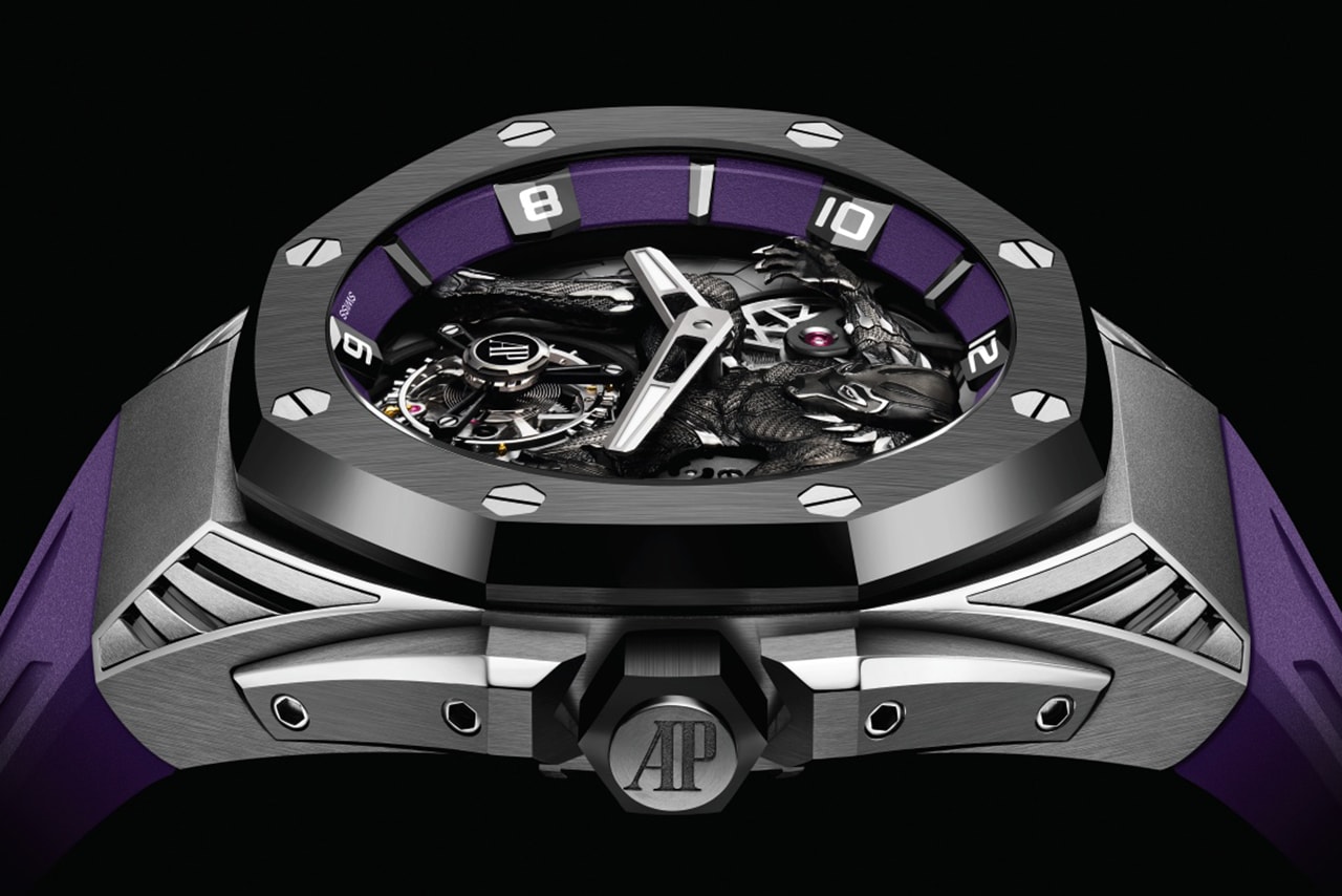 First Watch From Audemars Piguet Partnership With Marvel is a Hand Painted Titanium Flying Tourbillon Royal Oak Concept