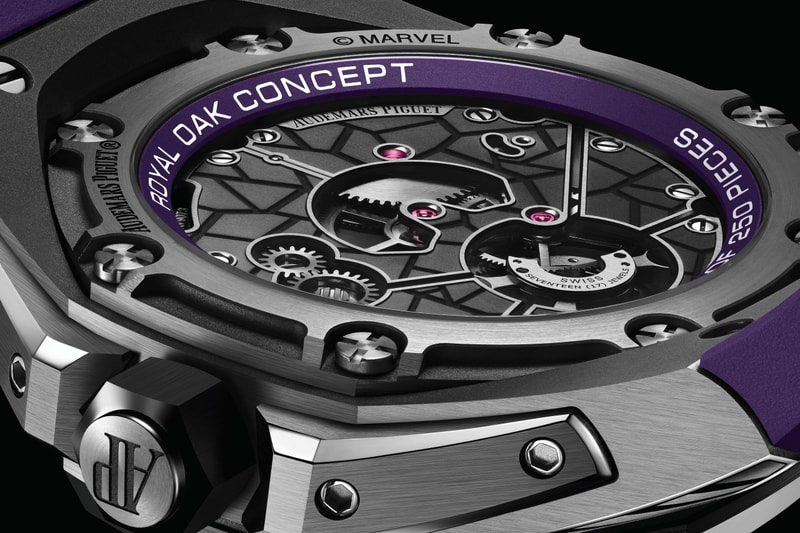First Watch From Audemars Piguet Partnership With Marvel is a Hand Painted Titanium Flying Tourbillon Royal Oak Concept