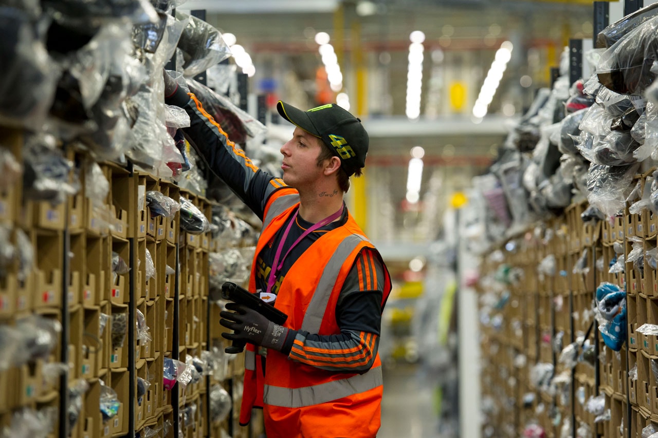 Jeff Bezos Says Amazon Will Use an Algorithm To Shuffle Around Employees Doing Physical Labor warehouse union drive bessemer alabama 