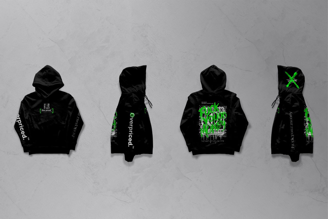 Overpriced.™ NFT-Powered Hoodie Sells for $26,000 USD blockchain virtual fashion