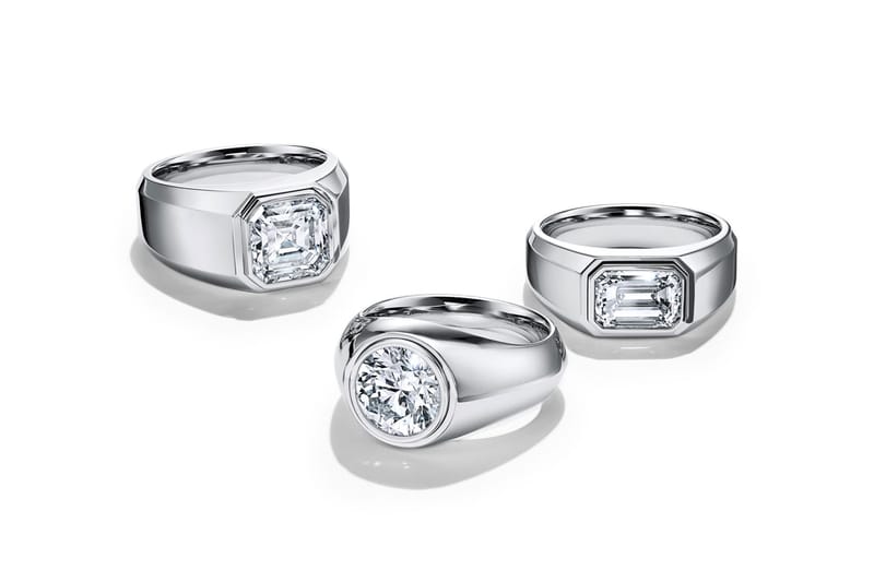0.18ct Tiffany & Co. Platinum Round Brilliant Diamond Engagement Ring Size  5.5 – Engagement Corner