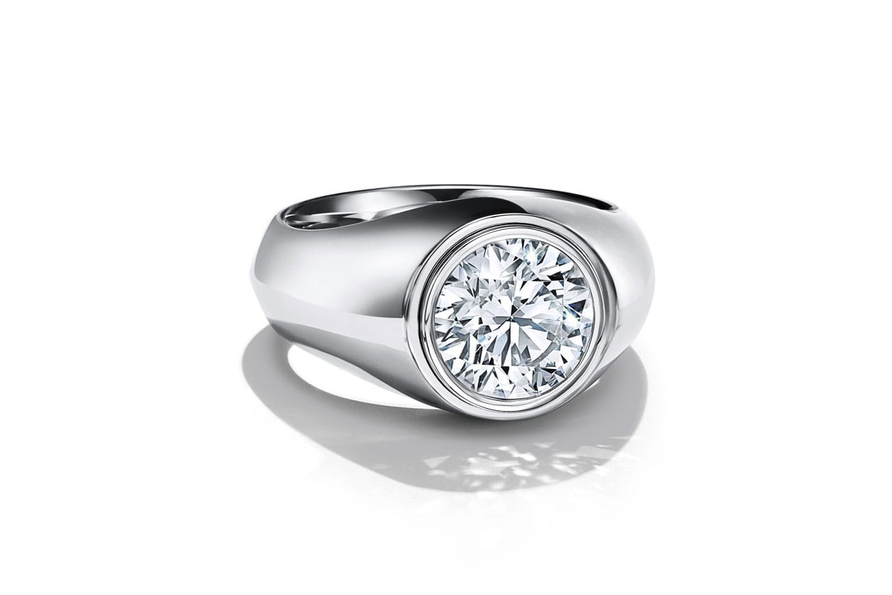 Tiffany & Co. 2.16tcw (1.56ct Centre) H/VS2 Diamond Engagement Ring wi –  Catherine Trenton Jewellery