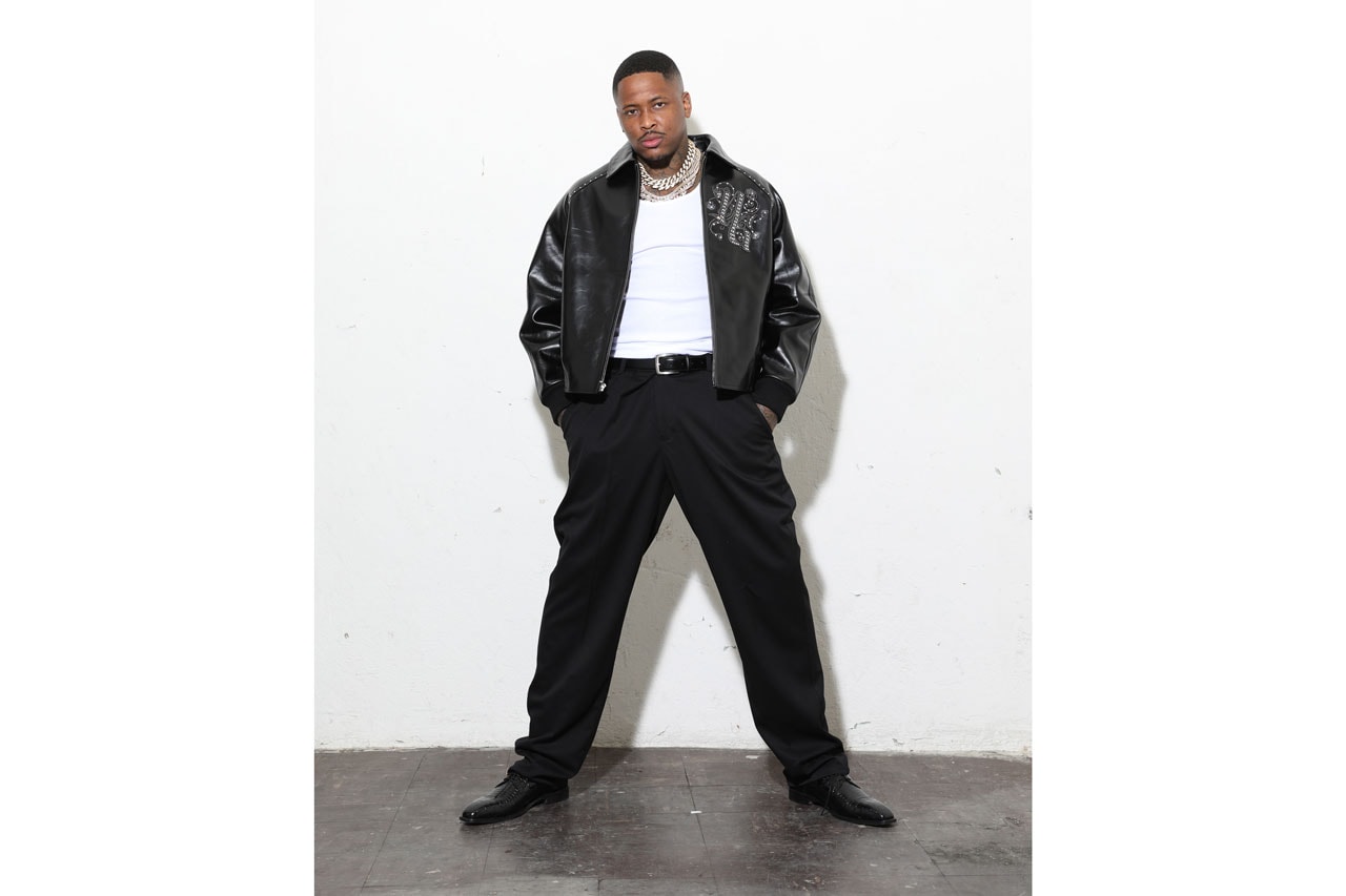 Rapper YG Stars In Noon Goons' Punk-Punched Fall/Winter 2021 Lookbook collection rapper hip hop west coast style