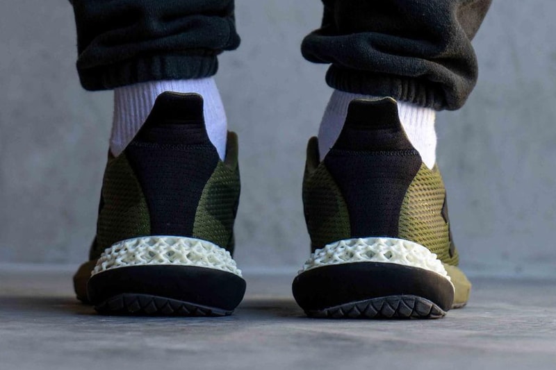 adidas 4d boost sneaker olive green black shoe Q46219 official release date info photos price store list buying guide 