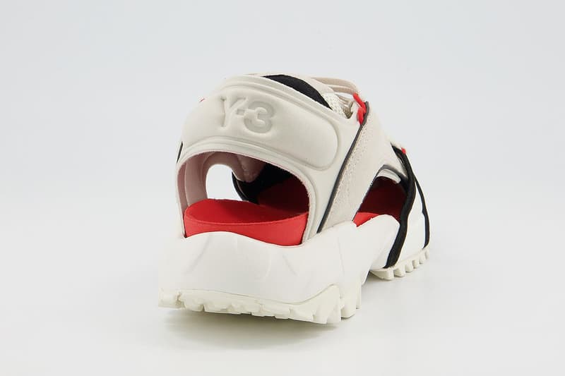 adidas Y-3 Notoma Sandal Black Chalk White Red Clear Brown Yohji Yamamoto Offspring Store Open London Release Information Drop Date Closer First Look Spring Summer 2021 SS21 Footwear Shoes