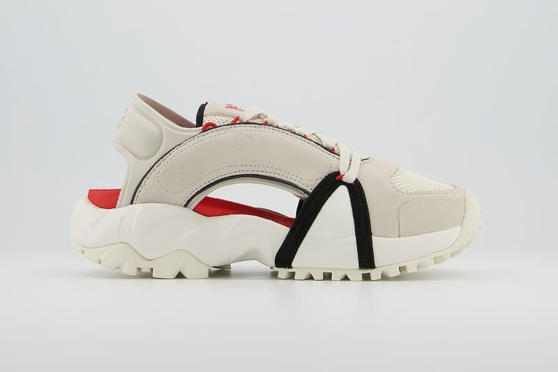 adidas Y-3 Notoma Sandal Black Chalk White Red Clear Brown Yohji Yamamoto Offspring Store Open London Release Information Drop Date Closer First Look Spring Summer 2021 SS21 Footwear Shoes