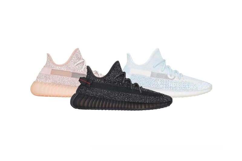 adidas YEEZY BOOST 350 V2 Reflective Re-Release Info Black Cloud White Synth