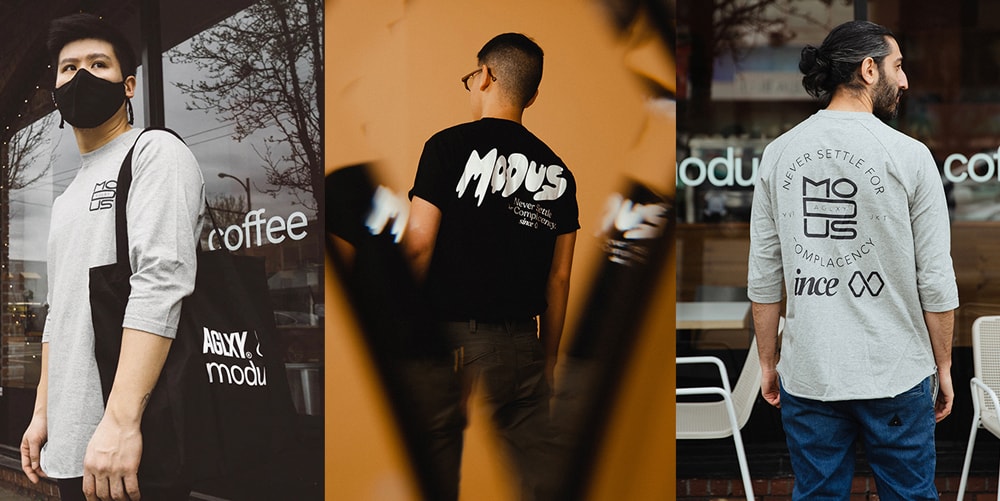 Fresh Apparel Drop at Modus Coffee Roasters with AGLXY