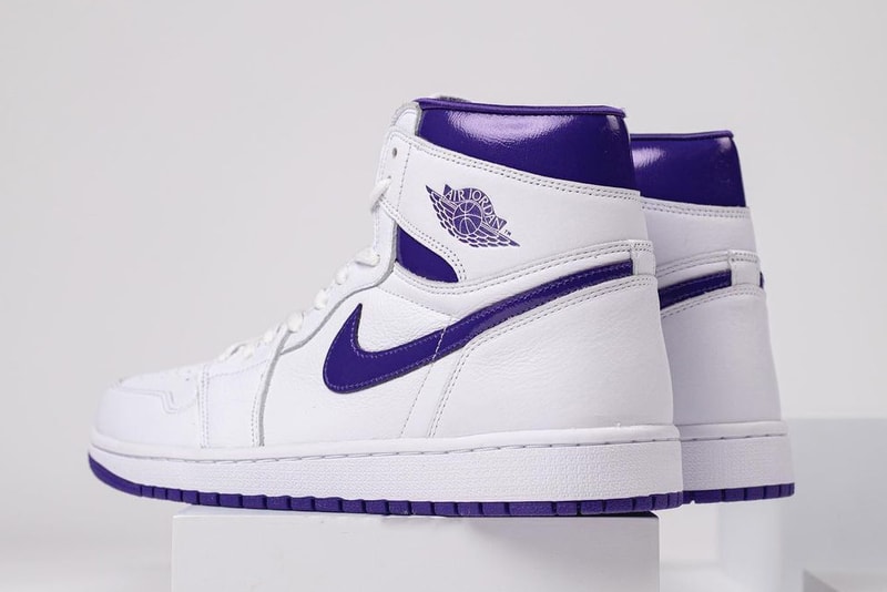 air michael jordan brand 1 court purple metallic white CD0461 151 official release date info photos price store list buying guide