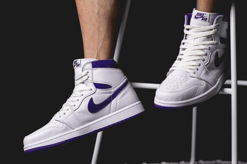 air michael jordan brand 1 court purple metallic white CD0461 151 official release date info photos price store list buying guide