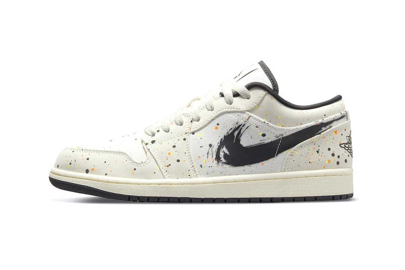 air jordan 1 low paint splatter dm3528 100 menswear streetwear kicks trainers runners shoes sneakers spring summer 2021 ss21 collection release